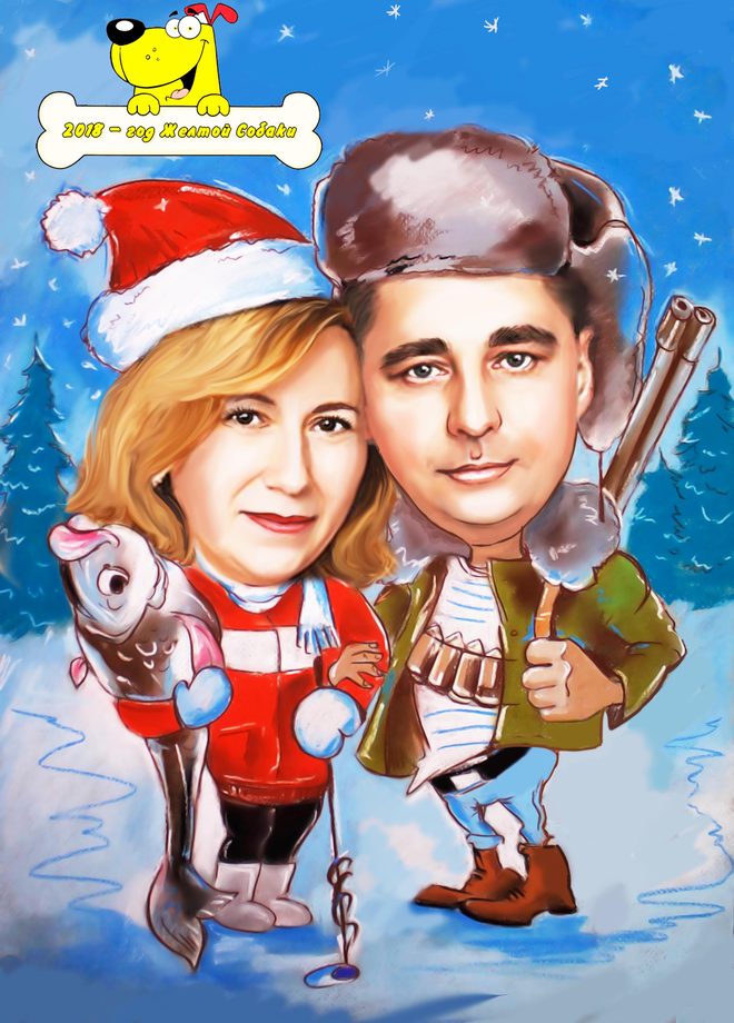 Шарж по фотографии